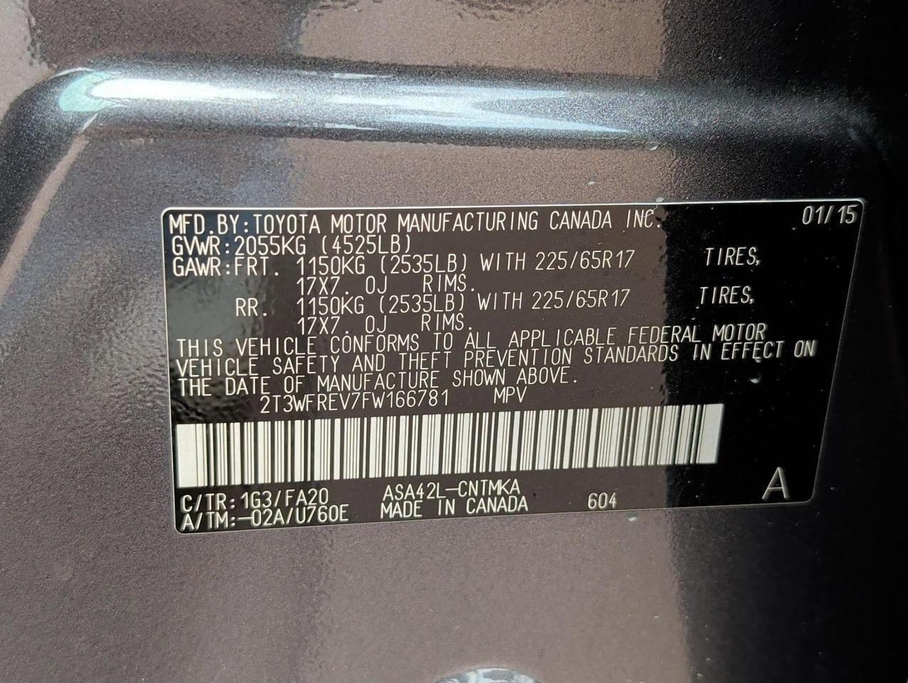2015 Toyota RAV4 XLE San Juan TX