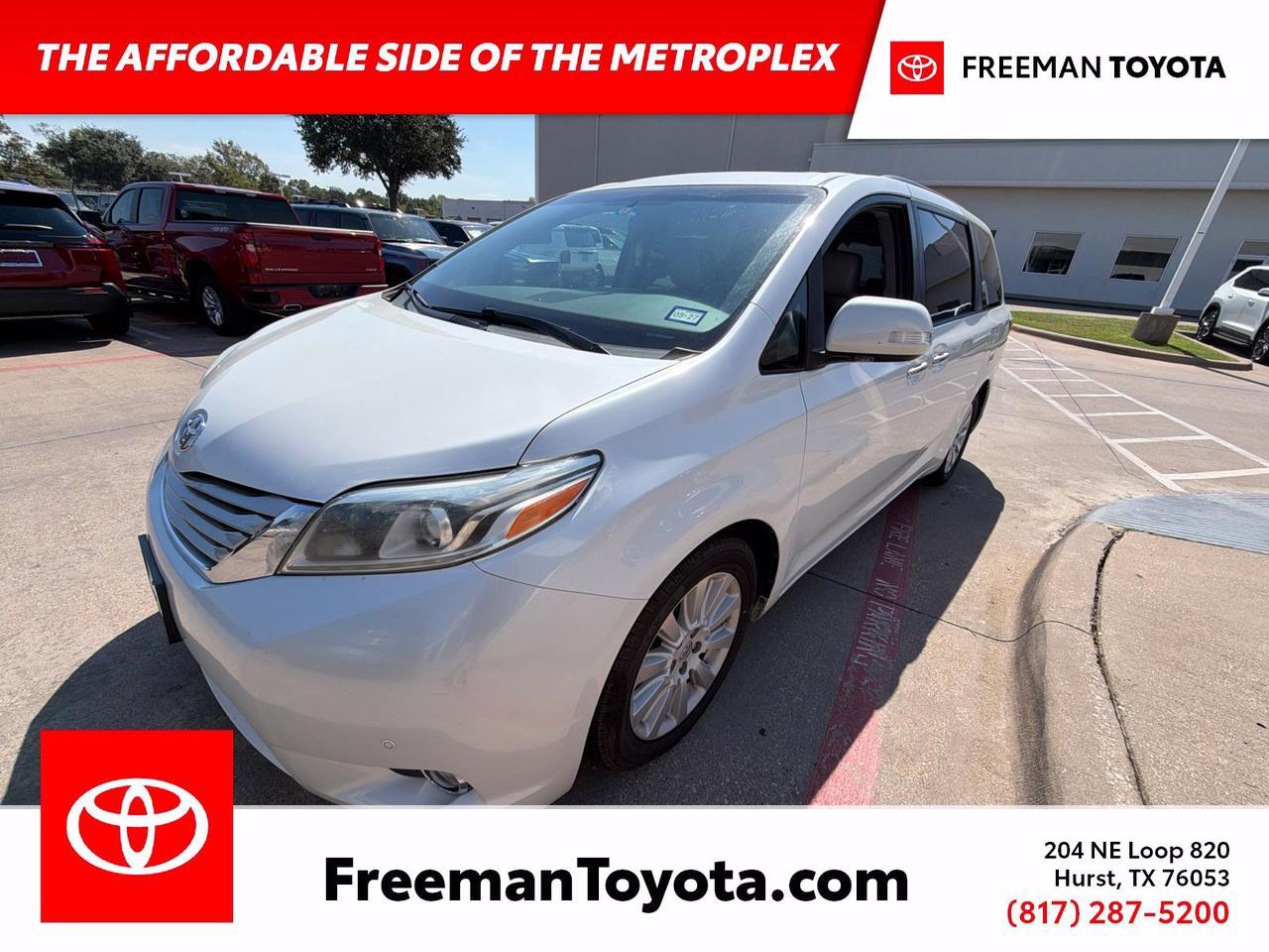 2015 Toyota Sienna Limited Hurst TX