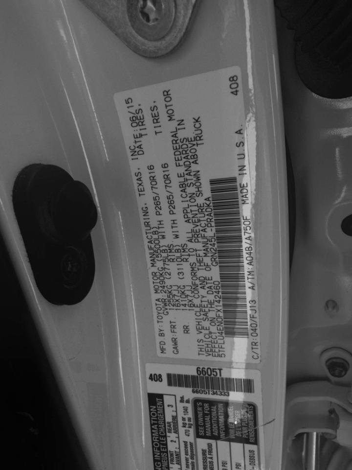 2015 Toyota Tacoma 4WD Double Cab V6 AT TRD Pro (Natl) Jacksonville FL