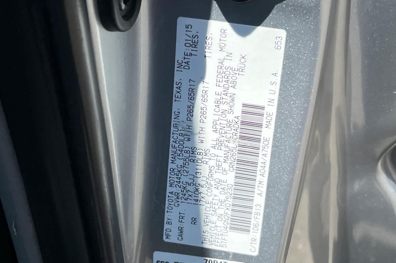 2015 Toyota Tacoma PreRunner Roseville CA