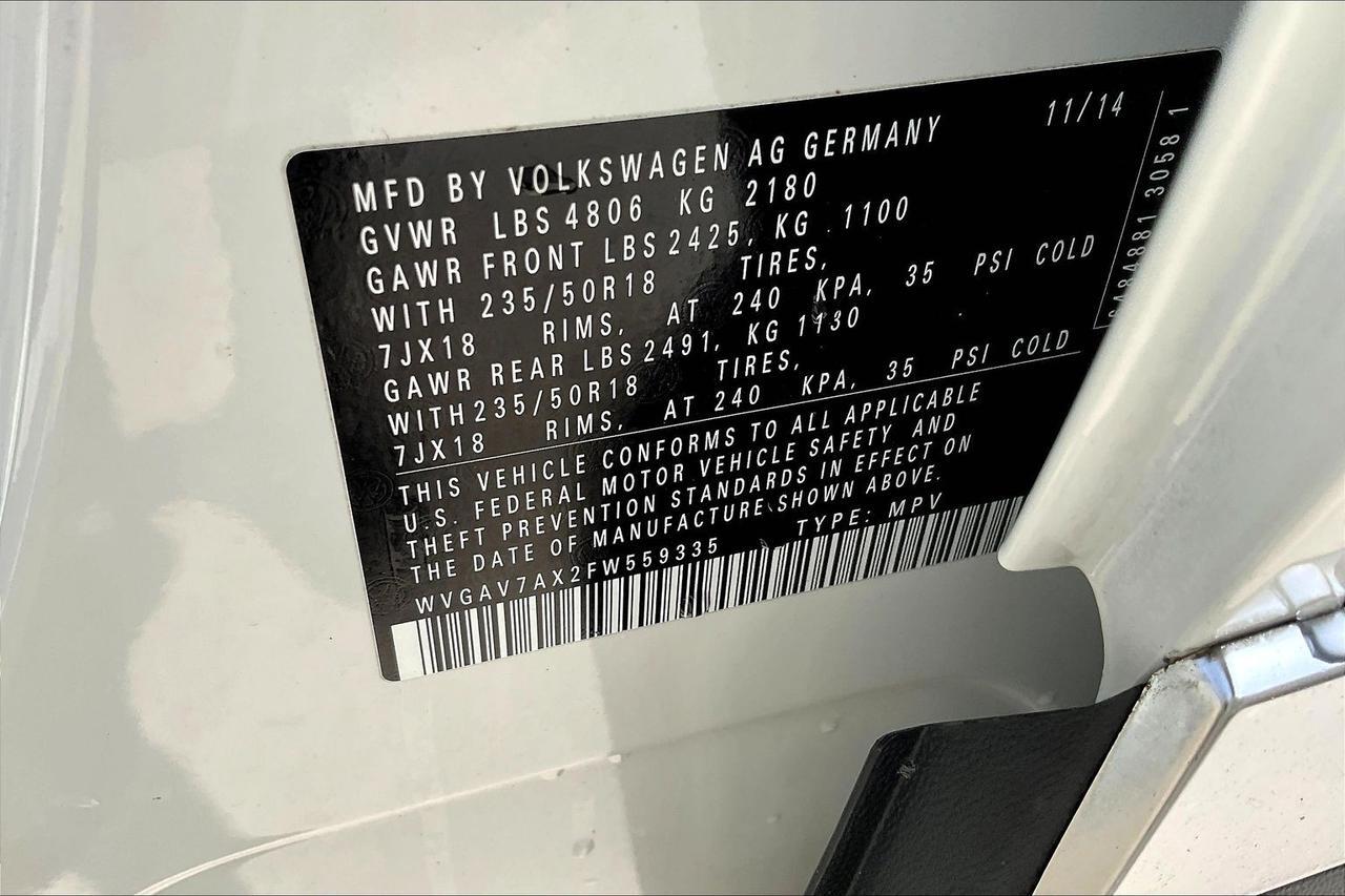 2015 VOLKSWAGEN TIGUAN S Houston TX