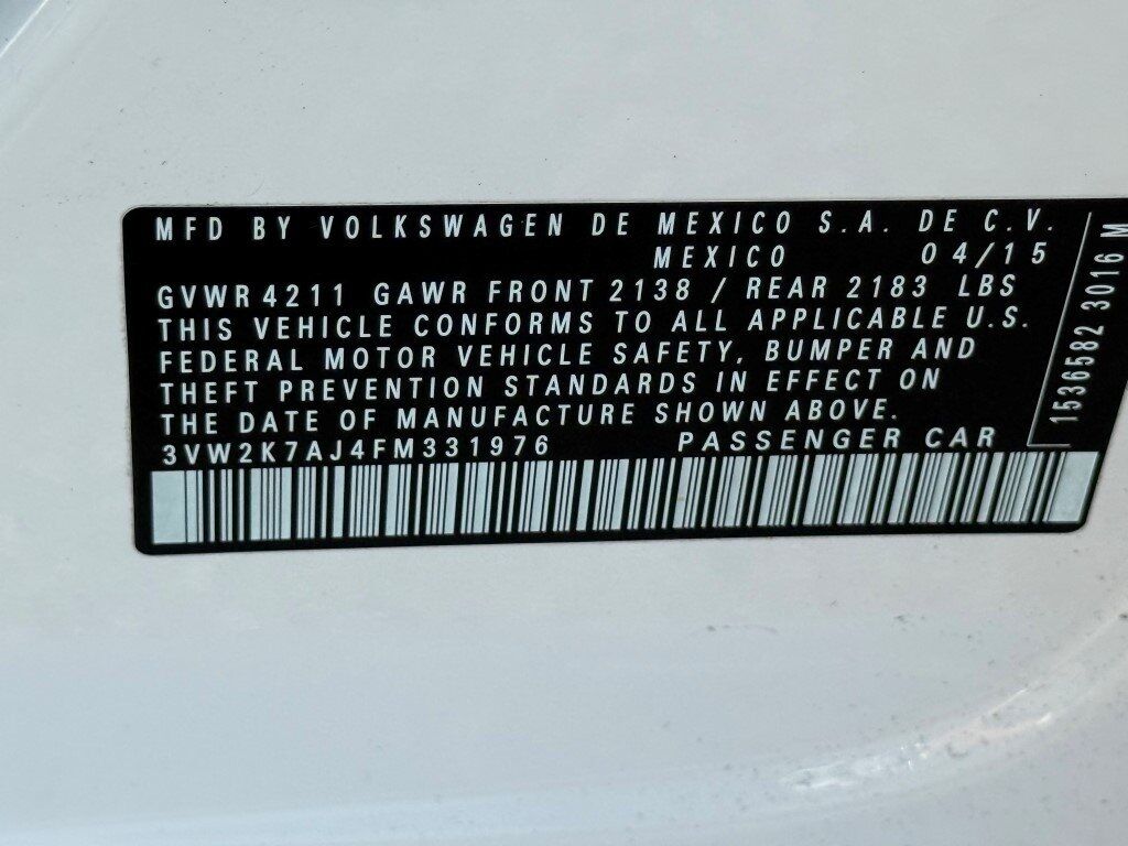 2015 Volkswagen Jetta 2.0L S Springfield VA