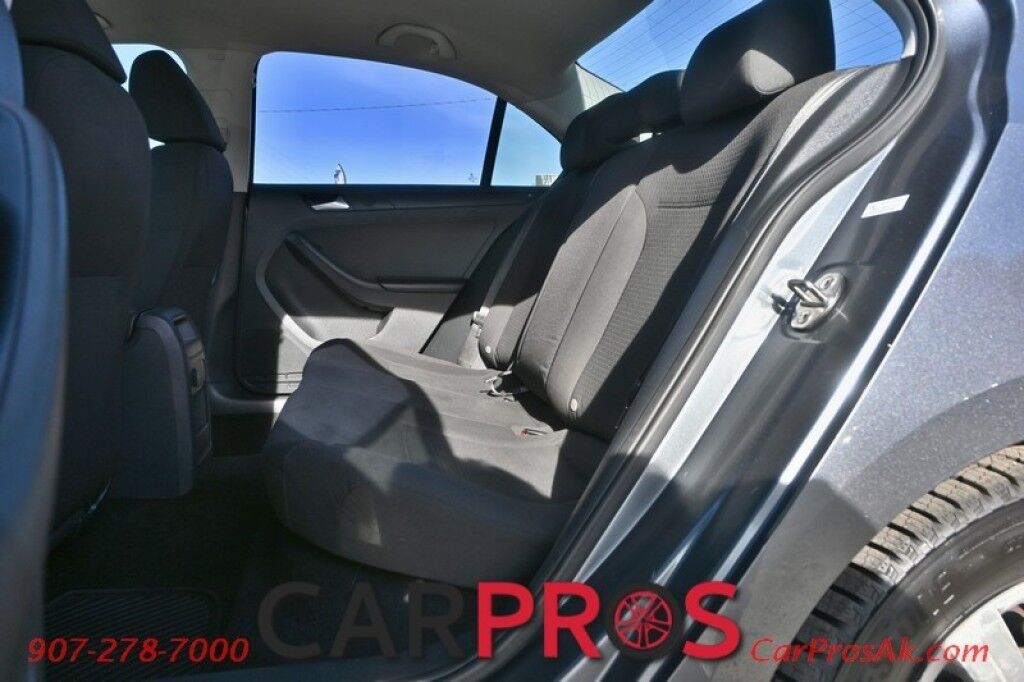 2015 Volkswagen Jetta S - 2.0L 4-Cyl - Automatic - Premium Cloth Seats - Power Locks, Windows & Mirrors - Cruise Control - Back Up Camera - Bluetooth - Aux & USB Input - Air Conditioning - Keyless Entry & Start - 34 MPG Anchorage AK