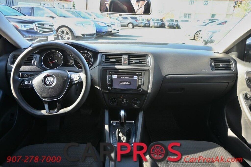 2015 Volkswagen Jetta S - 2.0L 4-Cyl - Automatic - Premium Cloth Seats - Power Locks, Windows & Mirrors - Cruise Control - Back Up Camera - Bluetooth - Aux & USB Input - Air Conditioning - Keyless Entry & Start - 34 MPG Anchorage AK