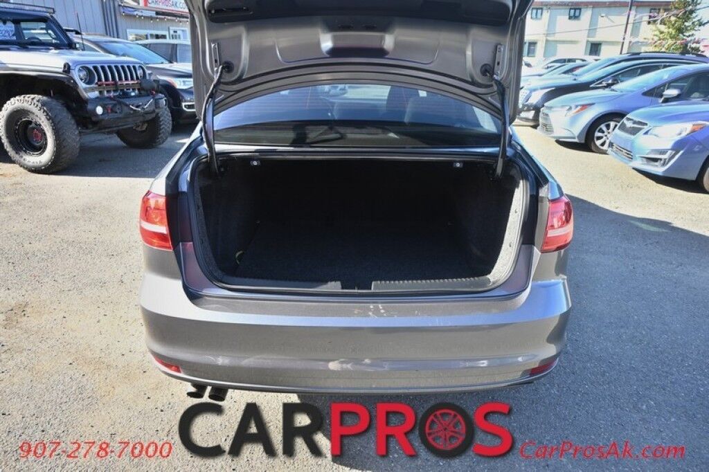 2015 Volkswagen Jetta S - 2.0L 4-Cyl - Automatic - Premium Cloth Seats - Power Locks, Windows & Mirrors - Cruise Control - Back Up Camera - Bluetooth - Aux & USB Input - Air Conditioning - Keyless Entry & Start - 34 MPG Anchorage AK