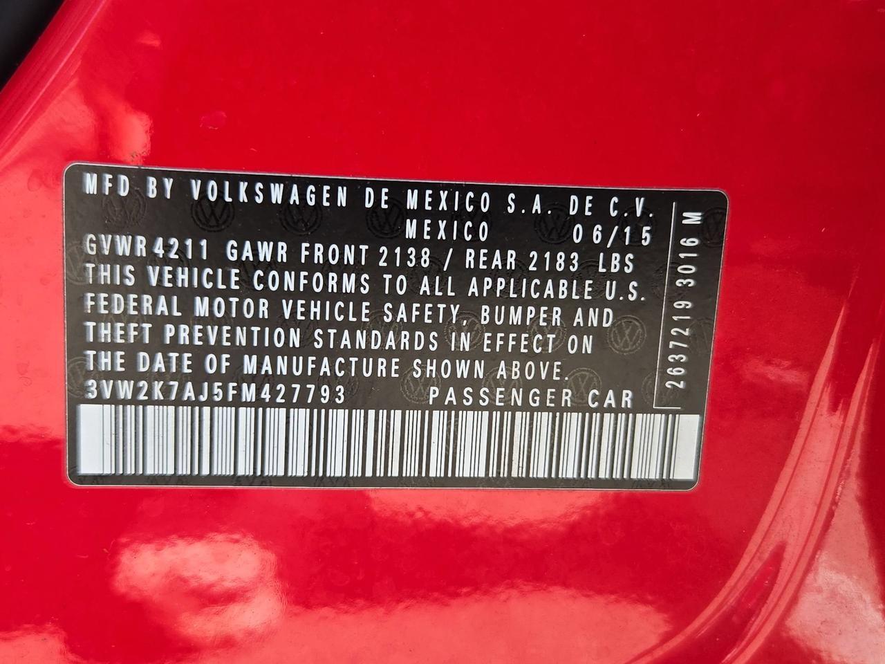 2015 Volkswagen Jetta Sedan San Antonio TX