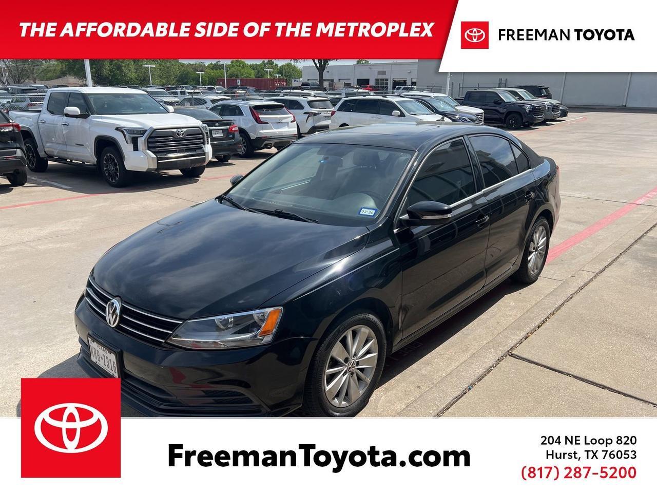 2015 Volkswagen Jetta Sedan 1.8T SE Hurst TX