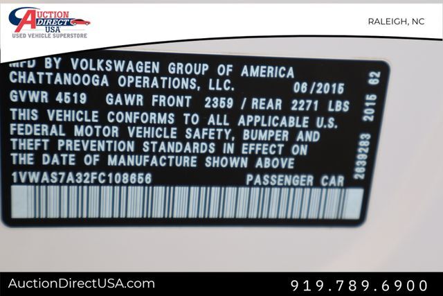 2015 Volkswagen Passat 1.8T Limited Edition Raleigh NC
