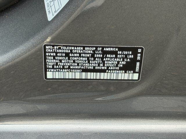 2015 Volkswagen Passat 1.8T S Springfield VA