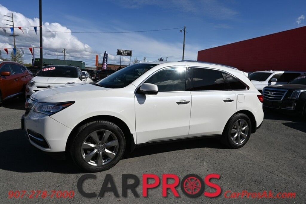 2016 Acura MDX SH-AWD - Advance & Watch Pkg - Remote Start - Heated & Cooled Power Seats - 2nd Row Heated Seats - Bluetooth - NAV - Backup Camera - Sunroof - 3rd Row - Seats 7 - Lane Keep Assist - Adaptive Cruise Control - Tow Pkg - 1 Owner Anchorage AK