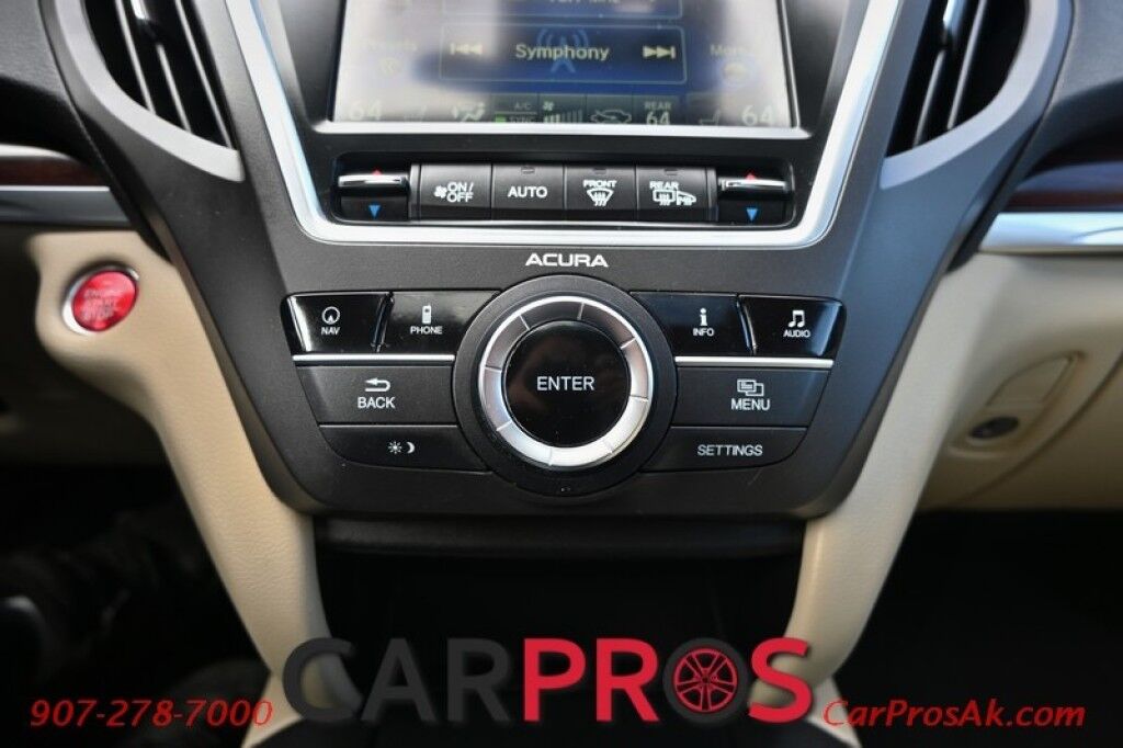 2016 Acura MDX Technology Pkg - AWD - Power & Heated Leather Seats - Sunroof - Adaptive Cruise Control - Lane Departure & Blind Spot Alert - Back Up Camera - 3rd Row - Seats 7 - Power Liftgate - Keyless Entry & Start - Aluminum Wheels Anchorage AK