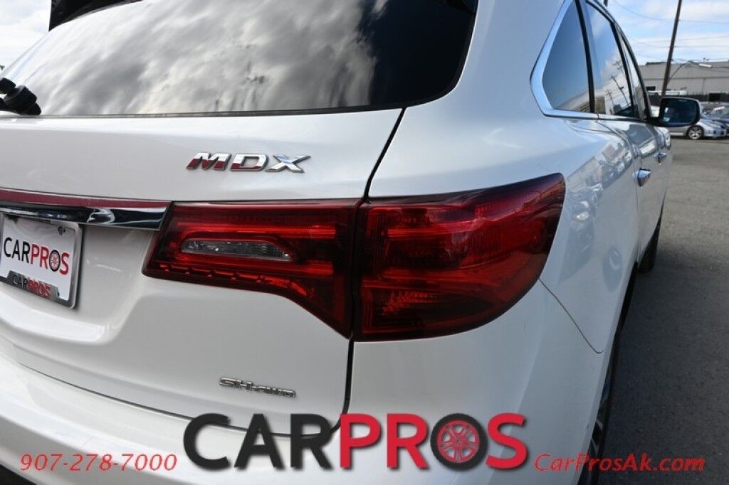 2016 Acura MDX Technology Pkg - AWD - Power & Heated Leather Seats - Sunroof - Adaptive Cruise Control - Lane Departure & Blind Spot Alert - Back Up Camera - 3rd Row - Seats 7 - Power Liftgate - Keyless Entry & Start - Aluminum Wheels Anchorage AK
