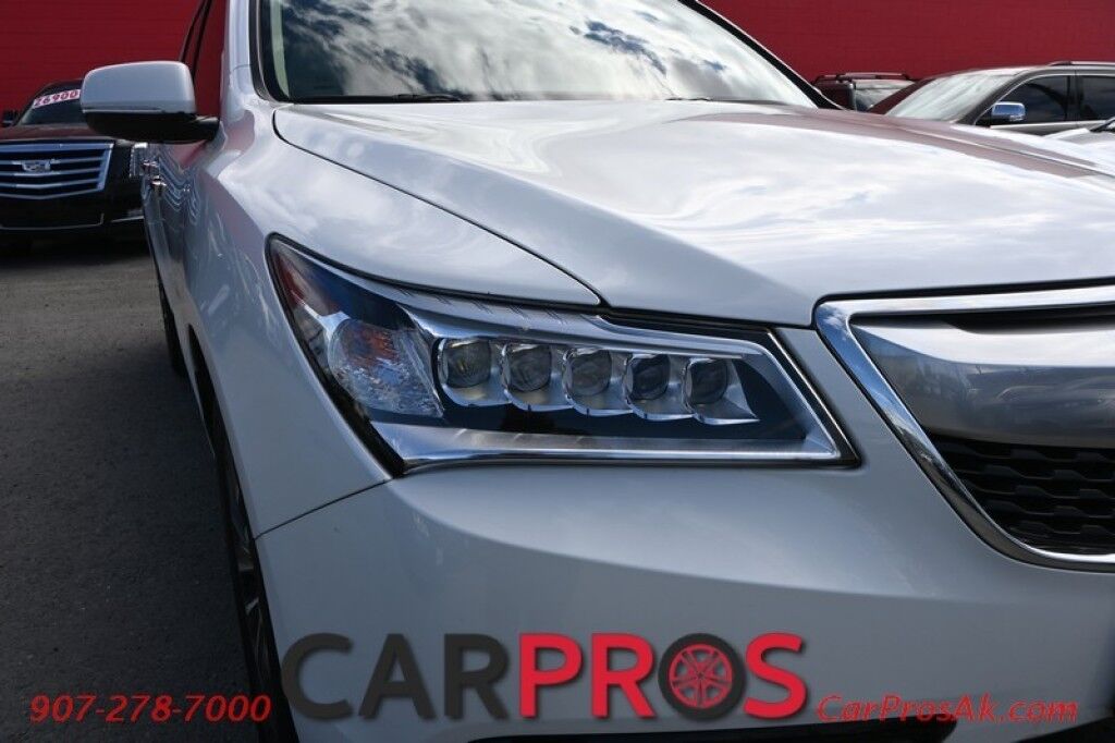 2016 Acura MDX Technology Pkg - AWD - Power & Heated Leather Seats - Sunroof - Adaptive Cruise Control - Lane Departure & Blind Spot Alert - Back Up Camera - 3rd Row - Seats 7 - Power Liftgate - Keyless Entry & Start - Aluminum Wheels Anchorage AK