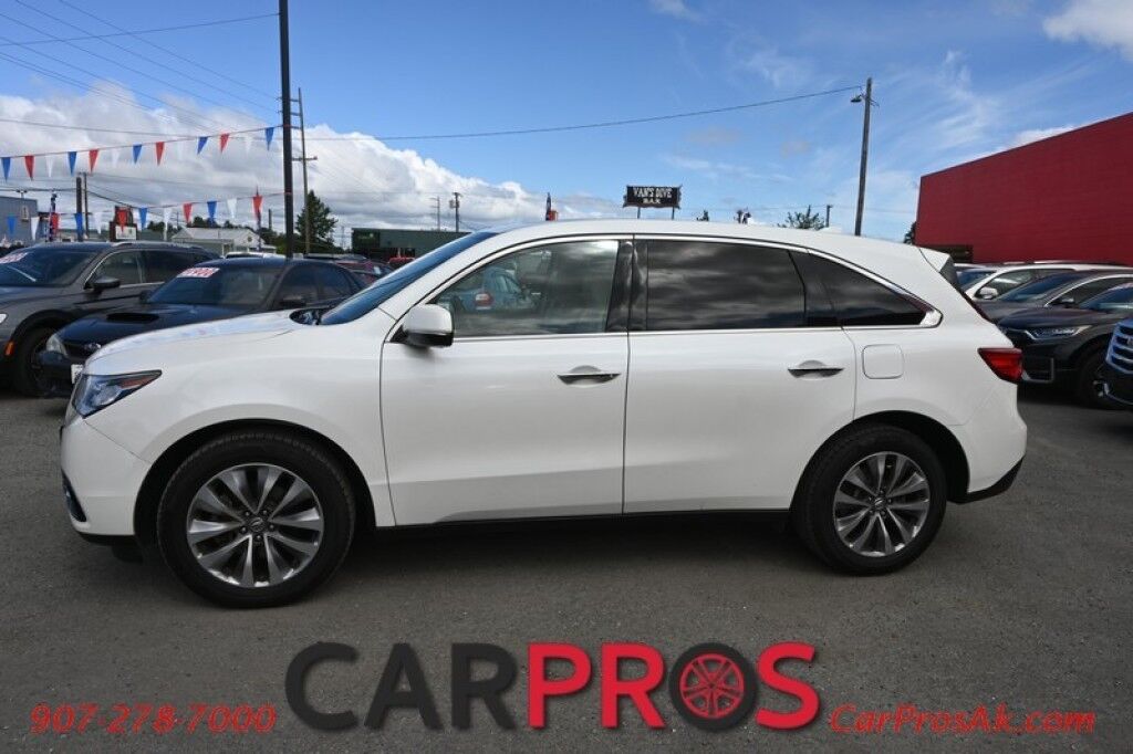 2016 Acura MDX Technology Pkg - AWD - Power & Heated Leather Seats - Sunroof - Adaptive Cruise Control - Lane Departure & Blind Spot Alert - Back Up Camera - 3rd Row - Seats 7 - Power Liftgate - Keyless Entry & Start - Aluminum Wheels