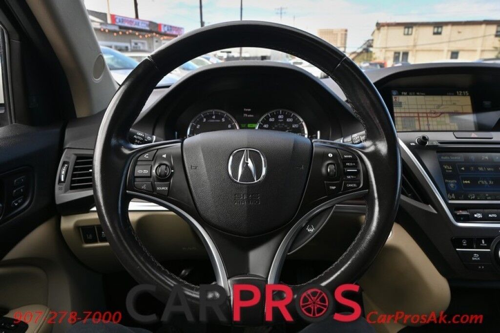 2016 Acura MDX Technology Pkg - AWD - Power & Heated Leather Seats - Sunroof - Adaptive Cruise Control - Lane Departure & Blind Spot Alert - Back Up Camera - 3rd Row - Seats 7 - Power Liftgate - Keyless Entry & Start - Aluminum Wheels Anchorage AK