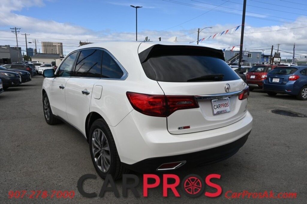 2016 Acura MDX Technology Pkg - AWD - Power & Heated Leather Seats - Sunroof - Adaptive Cruise Control - Lane Departure & Blind Spot Alert - Back Up Camera - 3rd Row - Seats 7 - Power Liftgate - Keyless Entry & Start - Aluminum Wheels Anchorage AK