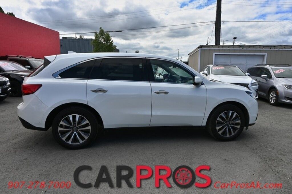 2016 Acura MDX Technology Pkg - AWD - Power & Heated Leather Seats - Sunroof - Adaptive Cruise Control - Lane Departure & Blind Spot Alert - Back Up Camera - 3rd Row - Seats 7 - Power Liftgate - Keyless Entry & Start - Aluminum Wheels Anchorage AK