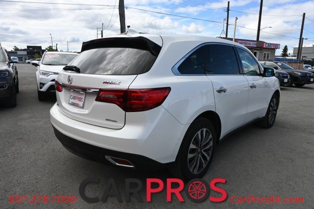 2016 Acura MDX Technology Pkg - AWD - Power & Heated Leather Seats - Sunroof - Adaptive Cruise Control - Lane Departure & Blind Spot Alert - Back Up Camera - 3rd Row - Seats 7 - Power Liftgate - Keyless Entry & Start - Aluminum Wheels Anchorage AK