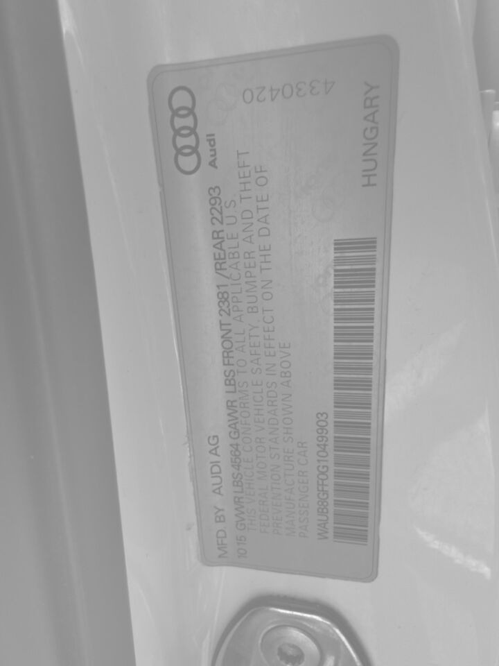 2016 Audi A3 4dr Sdn quattro 2.0T Premium Jacksonville FL