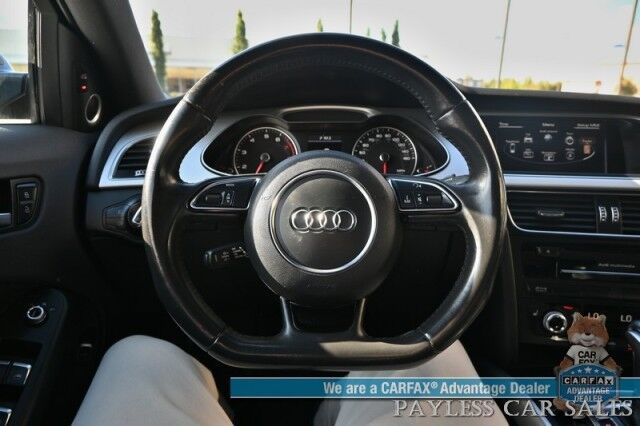 2016 Audi A4 Premium Plus / AWD / Technology & Sport Plus Pkg / Power & Heated Leather Seats / Navigation / Sunroof / Bang & Olusen Speakers / Blind Spot Alert / Bluetooth / Back Up Camera / Rear Parking Sensors / 30MPG Anchorage AK