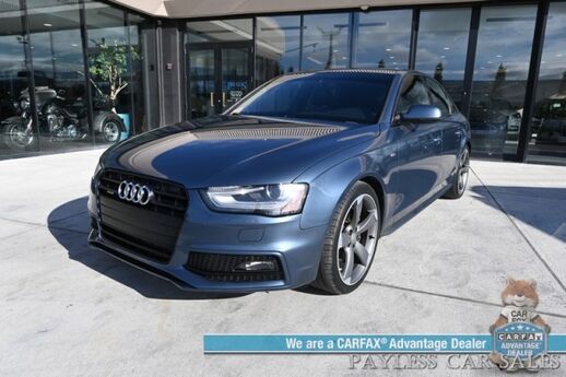 2016 Audi A4 Premium Plus / AWD / Technology & Sport Plus Pkg / Power & Heated Leather Seats / Navigation / Sunroof / Bang & Olusen Speakers / Blind Spot Alert / Bluetooth / Back Up Camera / Rear Parking Sensors / 30MPG Anchorage AK