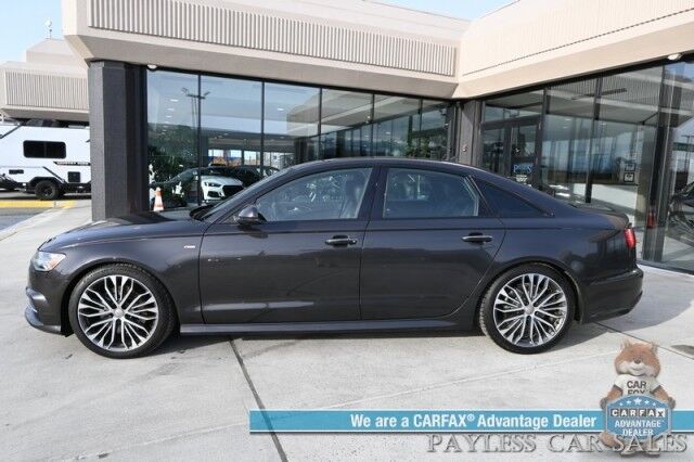 2016 Audi A6 2.0T Premium Plus / AWD / S Line & Warm Weather Pkg / Power Heated Leather Seats / Navigation / Bose Speakers / Sunroof / Blind Spot Alert / Bluetooth / USB Input / Back Up Camera / Keyless Entry & Start Anchorage AK