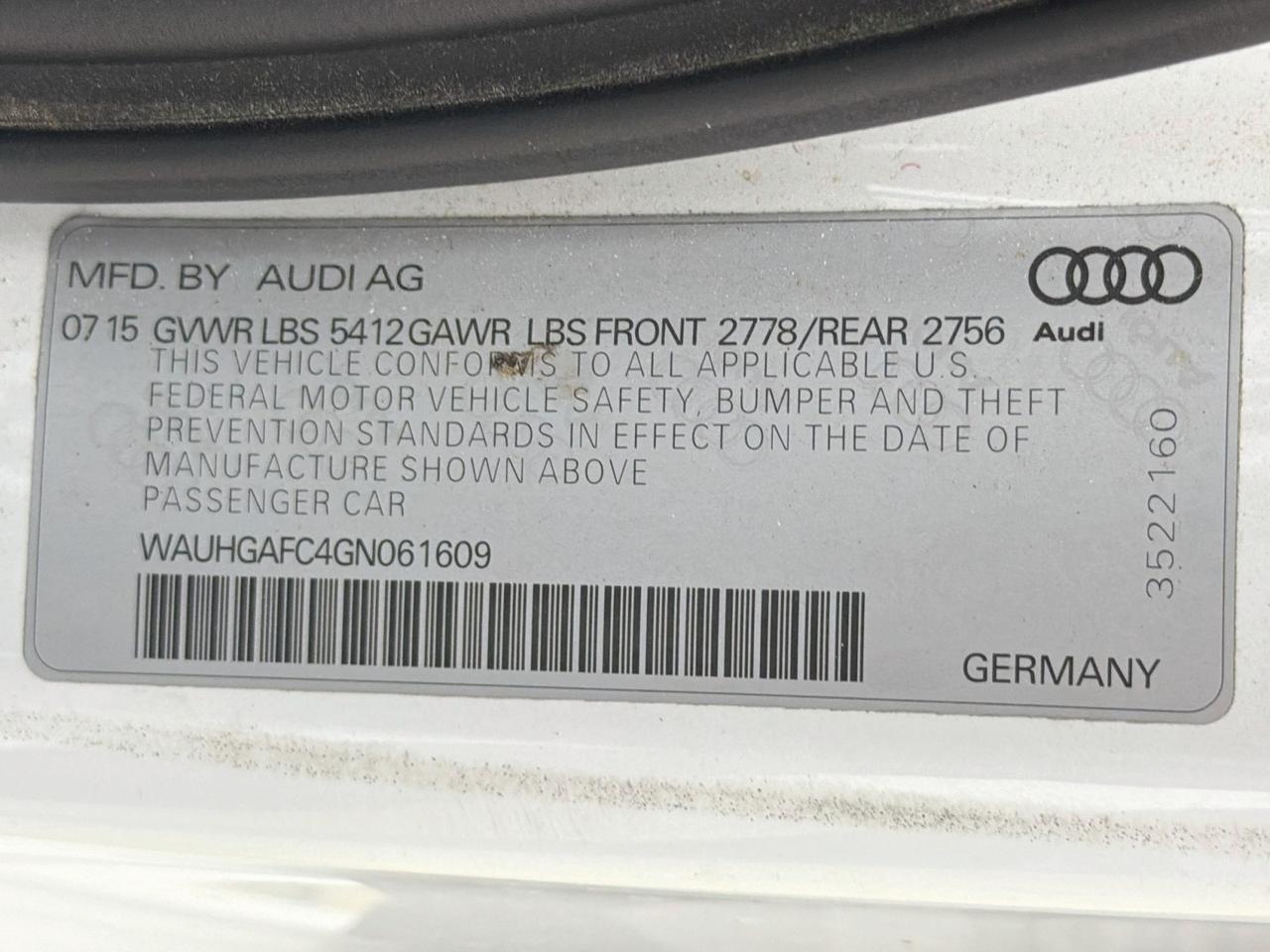 2016 Audi A6 3.0T Prestige Willowbrook IL
