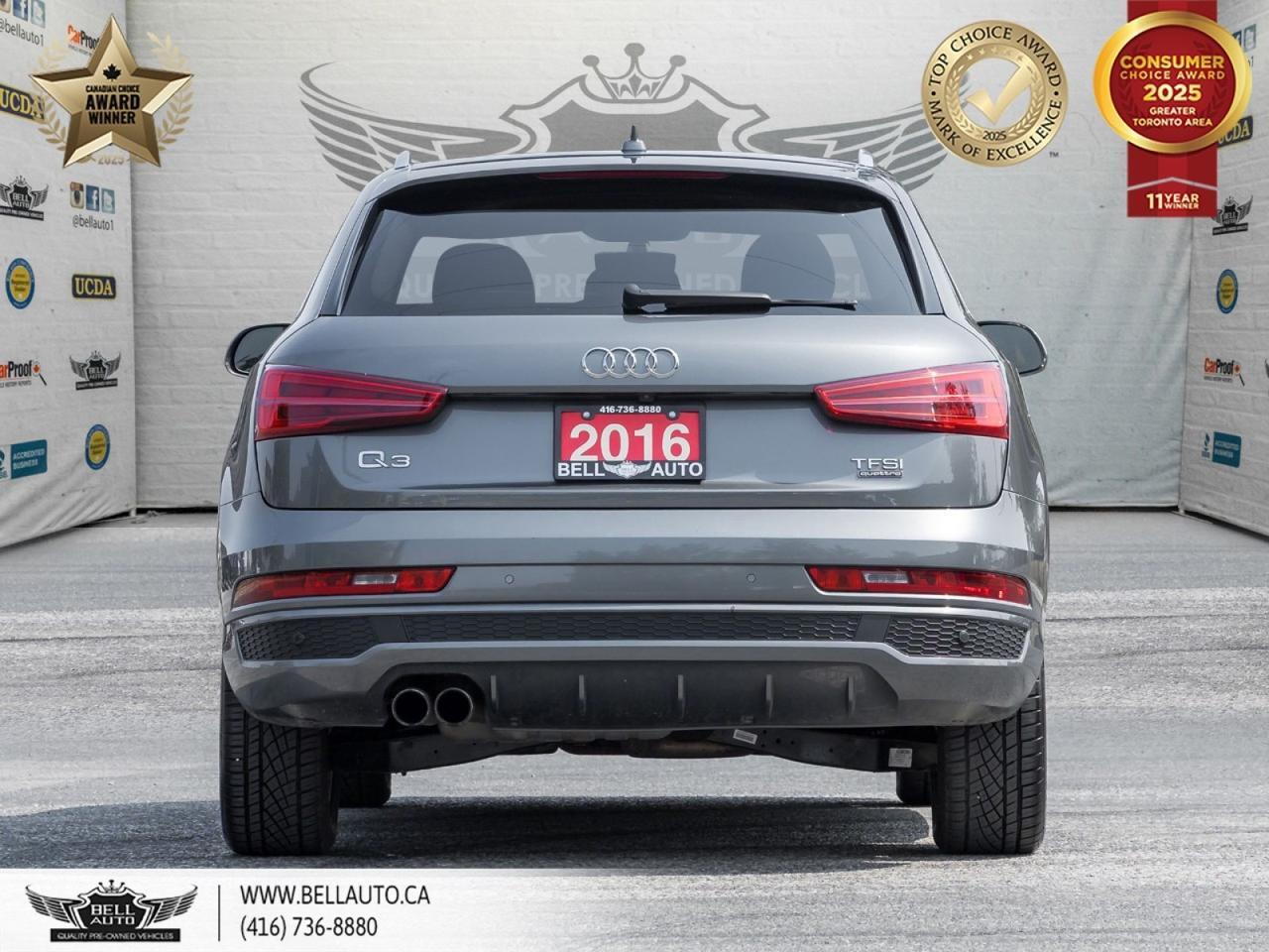 2016 Audi Q3 Technik | QUATTRO | PANO ROOF | BOSE SOUND | POWER AND HEATED SEATS | BACKUPCAM | NO ACCIDENT Toronto ON