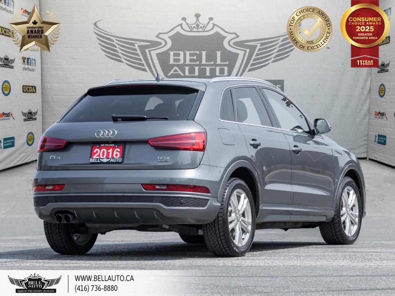 2016 Audi Q3 Technik | QUATTRO | PANO ROOF | BOSE SOUND | POWER AND HEATED SEATS | BACKUPCAM | NO ACCIDENT Toronto ON