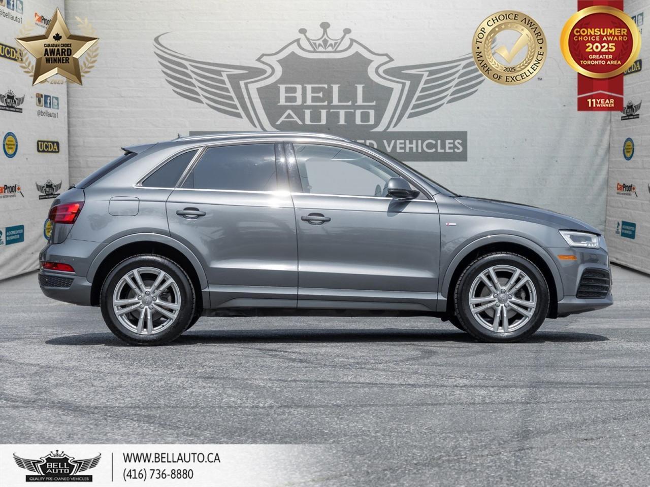 2016 Audi Q3 Technik | QUATTRO | PANO ROOF | BOSE SOUND | POWER AND HEATED SEATS | BACKUPCAM | NO ACCIDENT Toronto ON