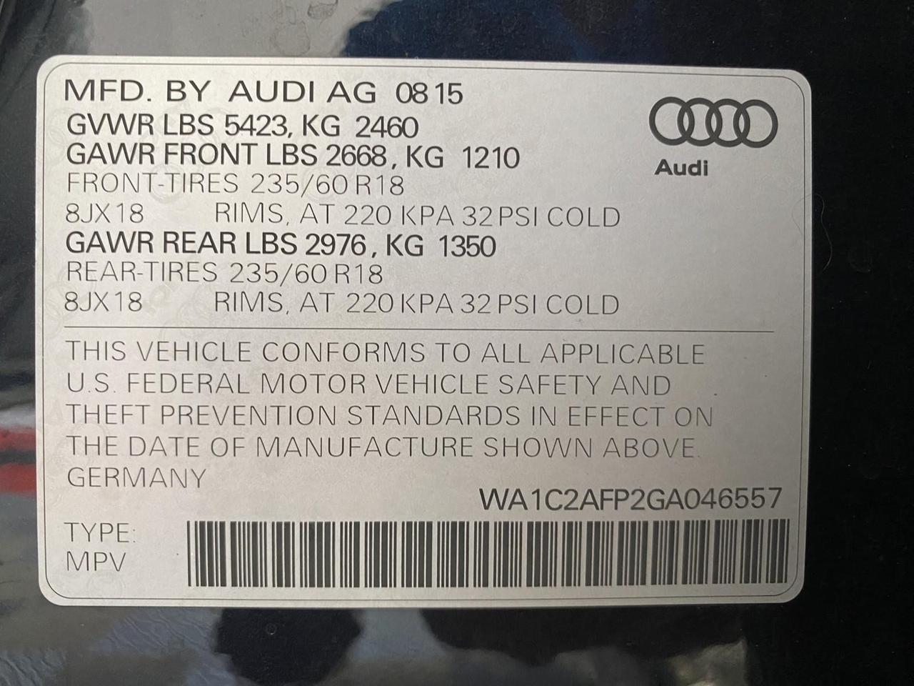 2016 Audi Q5 Premium Richmond Hill NY