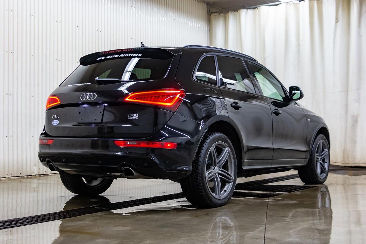 2016 Audi Q5 Quattro Technik S-Line Leather Roof Nav Red Deer AB