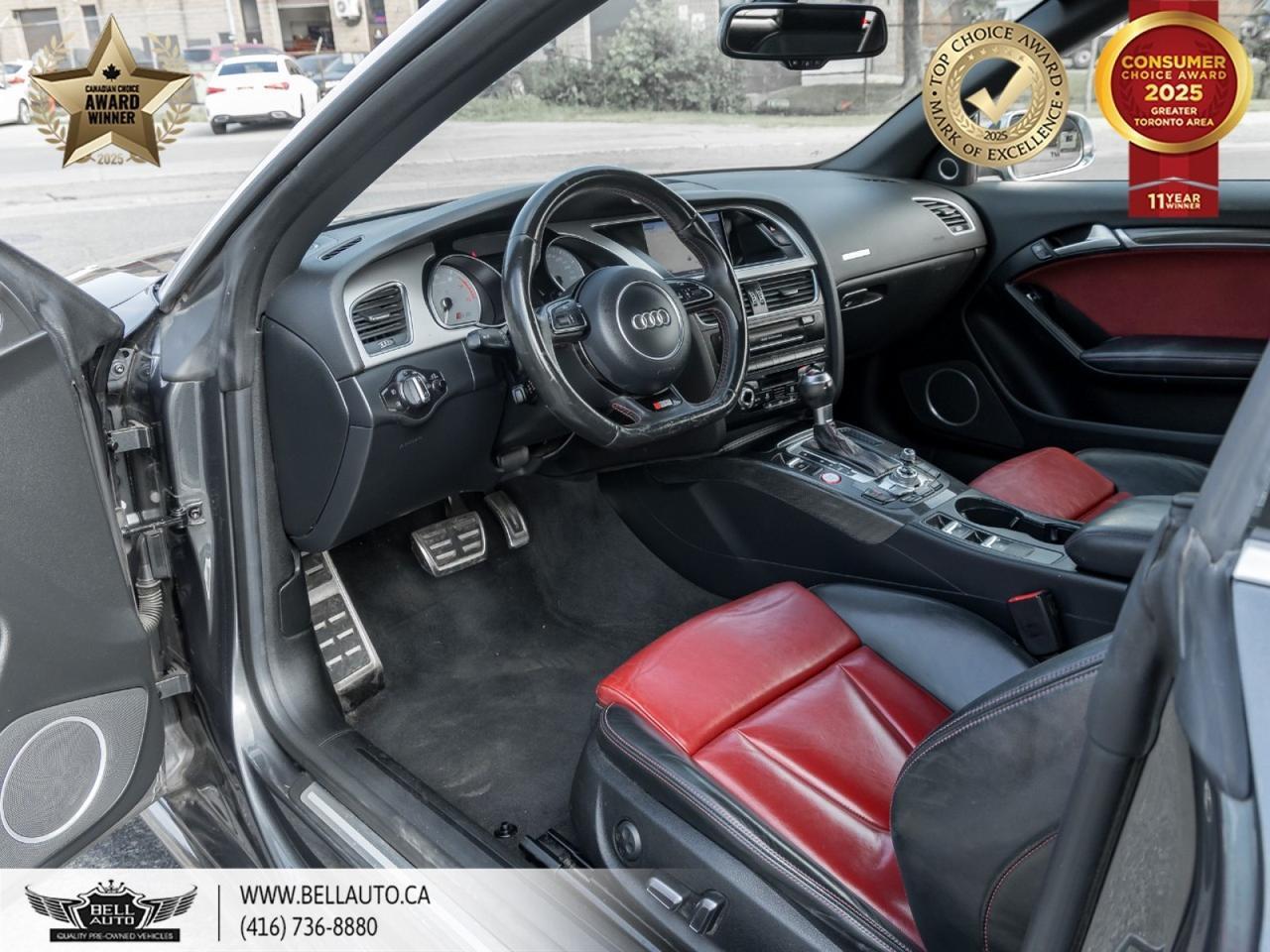 2016 Audi S5 CABRIOLET Technik, QUATTRO, CONVERTIBLE, REDLEATHER, NAVI, BACKUPCAM, B.SPOT, BANG&OLUFSENSOUND®, NOACCIDENT Toronto ON