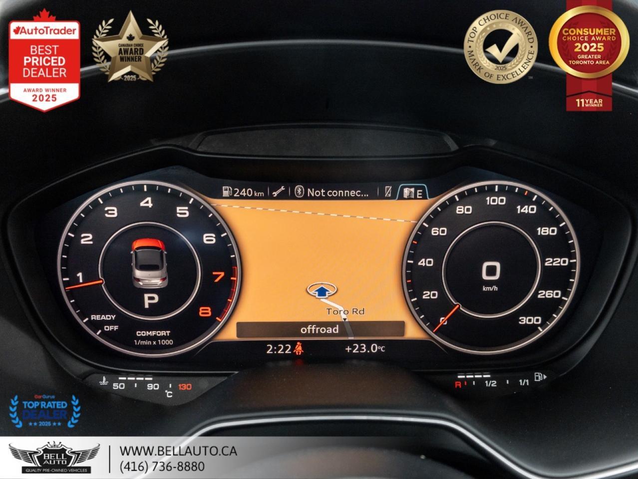 2016 Audi TT 2.0T | CONVERTIBLE | S-LINE | NAVI | B.CAM | NOACCIDENT Toronto ON