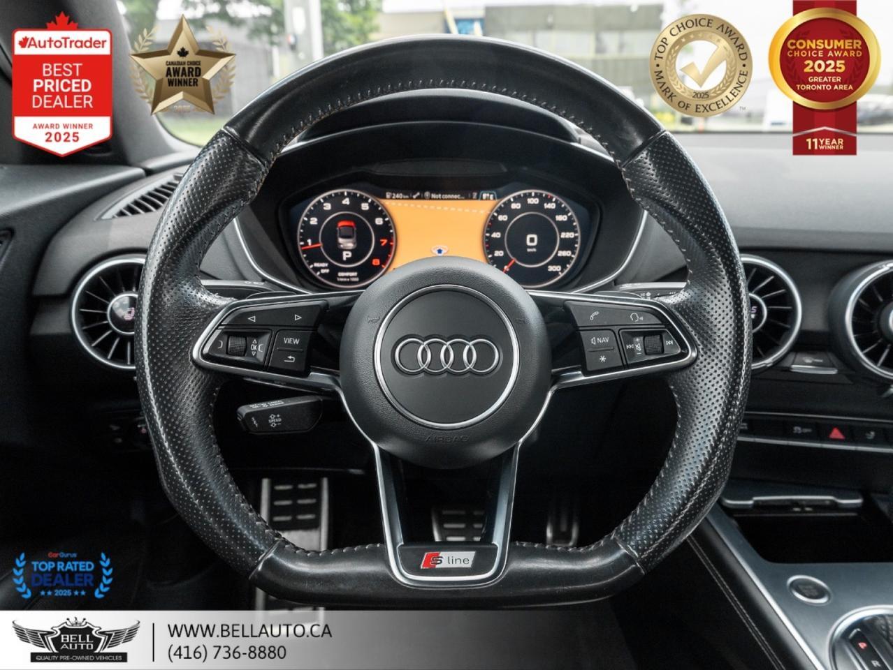 2016 Audi TT 2.0T | CONVERTIBLE | S-LINE | NAVI | B.CAM | NOACCIDENT Toronto ON