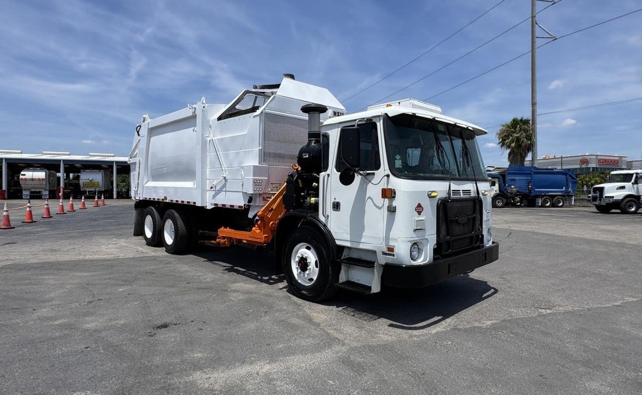2016 Autocar ACX64 28 yard Heil Side Loader Garbage Truck