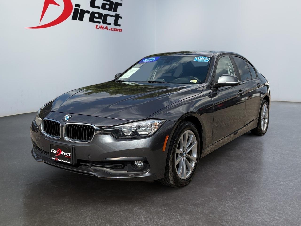 2016 BMW 3 Series 320i, SUNROOF, KEYLESS START, BACKUP CAMERA WITH PARKING SENSORS, NAVIGATION, POWER HEATED SEATS, BLIND SPOT ALERT, LOW MILES, CRUISE IN STYLE IN THIS BMW!