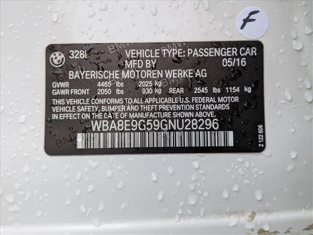 2016 BMW 3 Series 328i Roseville CA