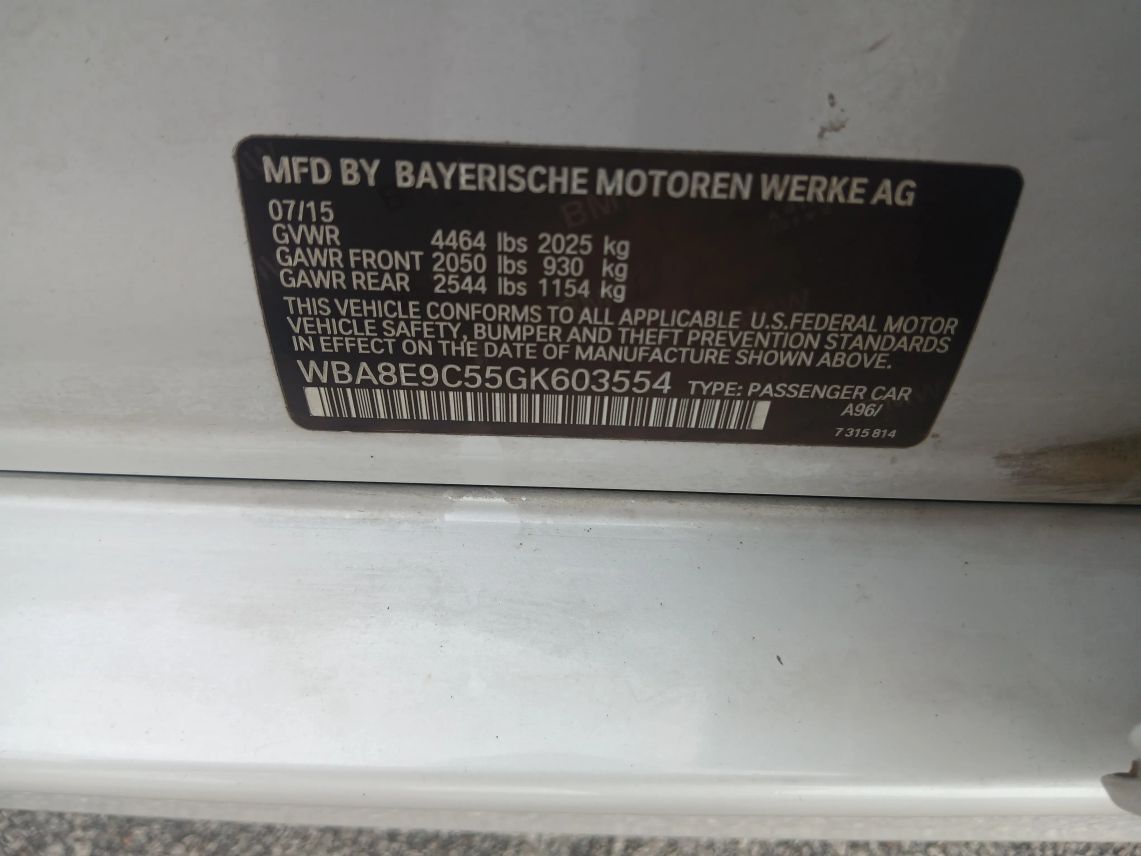 2016 BMW 3 Series 328i Sedan 4D Maitland FL