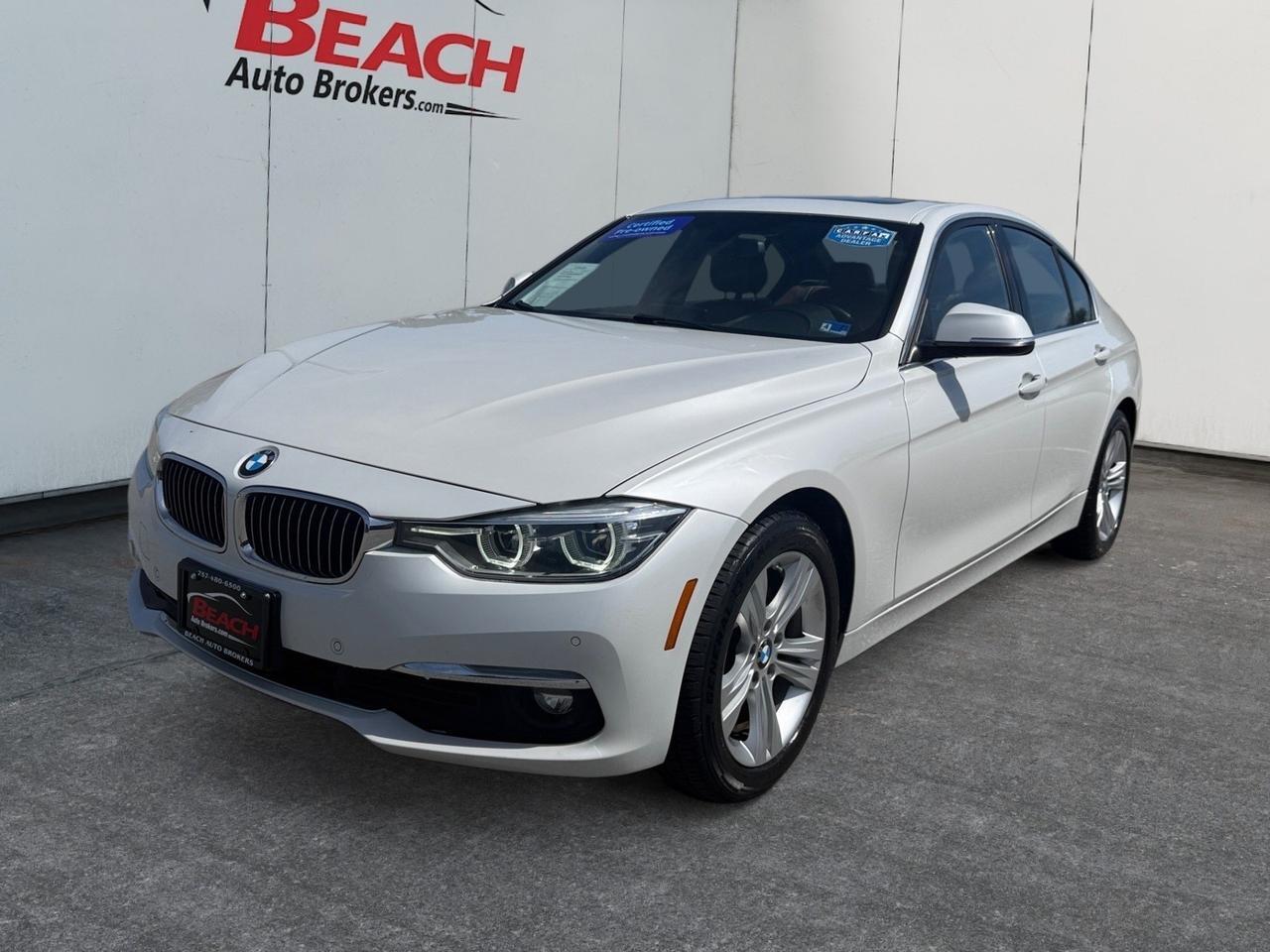 2016 BMW 3 Series 328i xDrive, BLUETOOTH, HEATED FRONT/REAR SEATS, SUNROOF, HI-FI SPEAKERS, BACKUP CAMERA, POWER MIRRORS, REMOTE KEYLESS ENTRY, PUSH BUTTON START, CLEAN CARFAX!