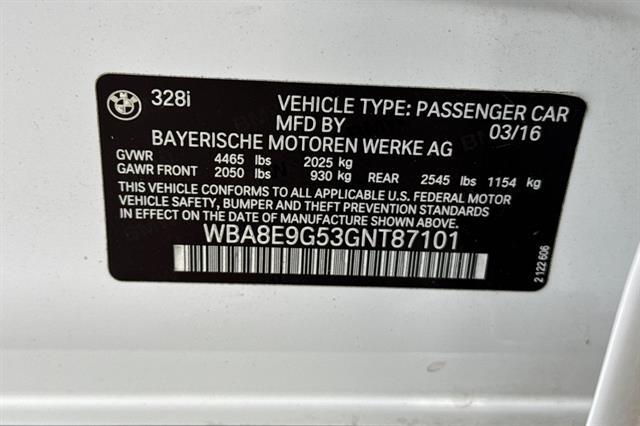 2016 BMW 328i 328i San Luis Obispo CA