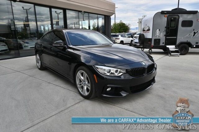 2016 BMW 4 Series 428i xDrive Gran Coupe / AWD / M Sport Pkg / Drone Autostart / Power & Heated Leather Seats / Sunroof / NAV / Apple CarPlay & Android Auto / Backup Camera / Keyless Entry & Start / 20 Inch Road Force Lux Wheels Anchorage AK