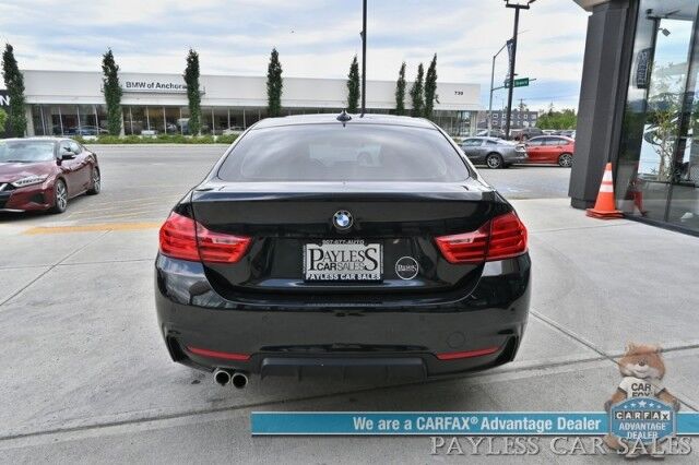 2016 BMW 4 Series 428i xDrive Gran Coupe / AWD / M Sport Pkg / Drone Autostart / Power & Heated Leather Seats / Sunroof / NAV / Apple CarPlay & Android Auto / Backup Camera / Keyless Entry & Start / 20 Inch Road Force Lux Wheels Anchorage AK