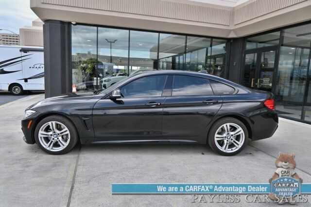 2016 BMW 4 Series 428i xDrive Gran Coupe / AWD / M Sport Pkg / Drone Autostart / Power & Heated Leather Seats / Sunroof / NAV / Apple CarPlay & Android Auto / Backup Camera / Keyless Entry & Start / 20 Inch Road Force Lux Wheels Anchorage AK