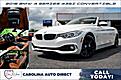 2016 BMW 4 Series 435i Convertible / Tech PKG / Cold Weather PKG!