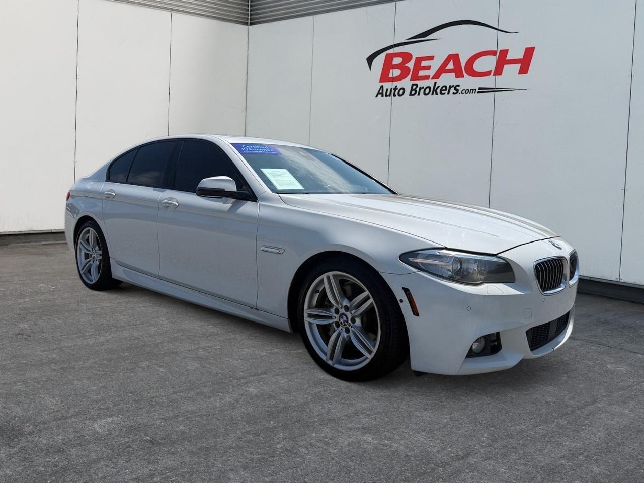 2016 BMW 5 Series 535i, HEATED SEATS, SUNROOF, MEMORY SEATS, POWER LIFTGATE, BLUETOOTH, BACKUP CAMERA, POWER MIRRORS, BLIND SPOT ALERT, NAVIGATION, LOW MILES! Norfolk VA