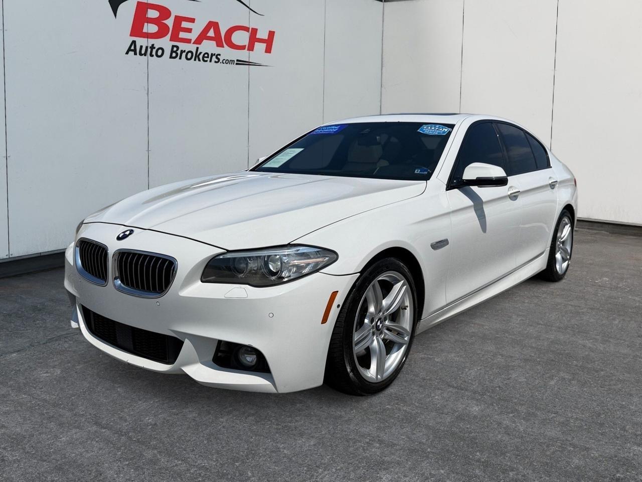 2016 BMW 5 Series 535i, HEATED SEATS, SUNROOF, MEMORY SEATS, POWER LIFTGATE, BLUETOOTH, BACKUP CAMERA, POWER MIRRORS, BLIND SPOT ALERT, NAVIGATION, LOW MILES!