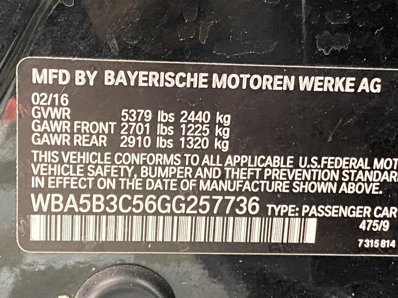 2016 BMW 5 Series 535i xDrive Richmond Hill NY