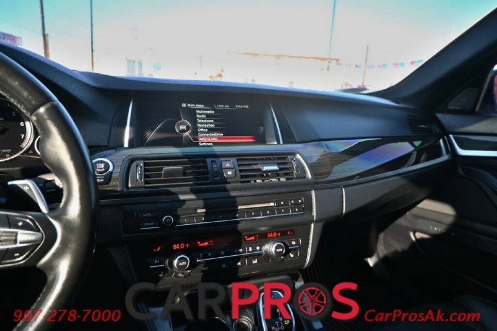 2016 BMW 550i xDrive AWD - M Sport - 4.4L V8 - Cold Weather & Sport Pkg - Front & Rear Heated Seats - Heated Steering Wheel - Navigation - Bluetooth - Harman/Kardon Speakers - Backup Camera - Sunroof - Soft Close Doors Anchorage AK