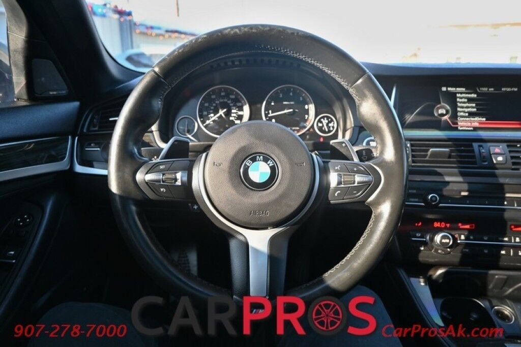 2016 BMW 550i xDrive AWD - M Sport - 4.4L V8 - Cold Weather & Sport Pkg - Front & Rear Heated Seats - Heated Steering Wheel - Navigation - Bluetooth - Harman/Kardon Speakers - Backup Camera - Sunroof - Soft Close Doors Anchorage AK